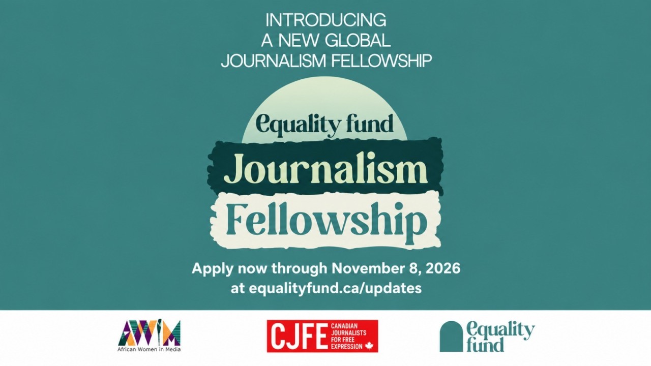 Equality Fund Global Journalism Fellowship 2026