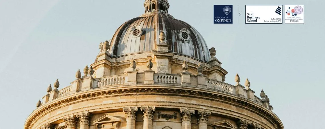 Oxford-UBS Centre for Applied AI DPhil Scholarships 2027