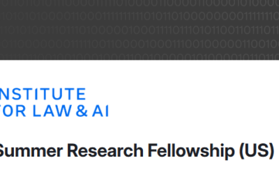Institute for Law & AI Summer Research Fellowship 2026 (US & EU Law)