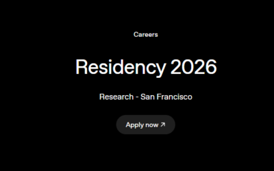 OpenAI Residency Program 2026