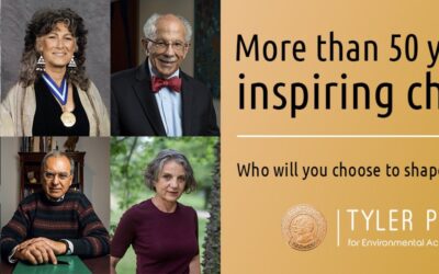 TYLER PRIZE FOR ENVIRONMENTAL ACHIEVEMENT 2027