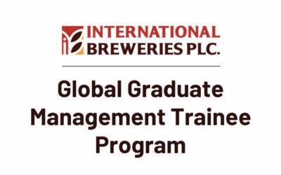 INTERNATIONAL BREWERIES GRADUATE MANAGEMENT TRAINEE PROGRAM 2026