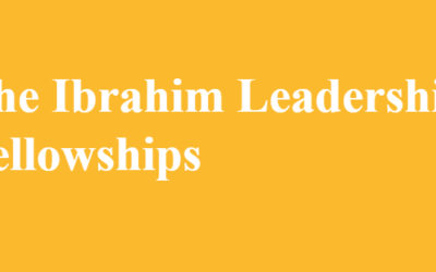MO IBRAHIM FOUNDATION LEADERSHIP FELLOWSHIP 2026